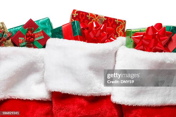 christmas stockings - stockings stock pictures, royalty-free photos & images