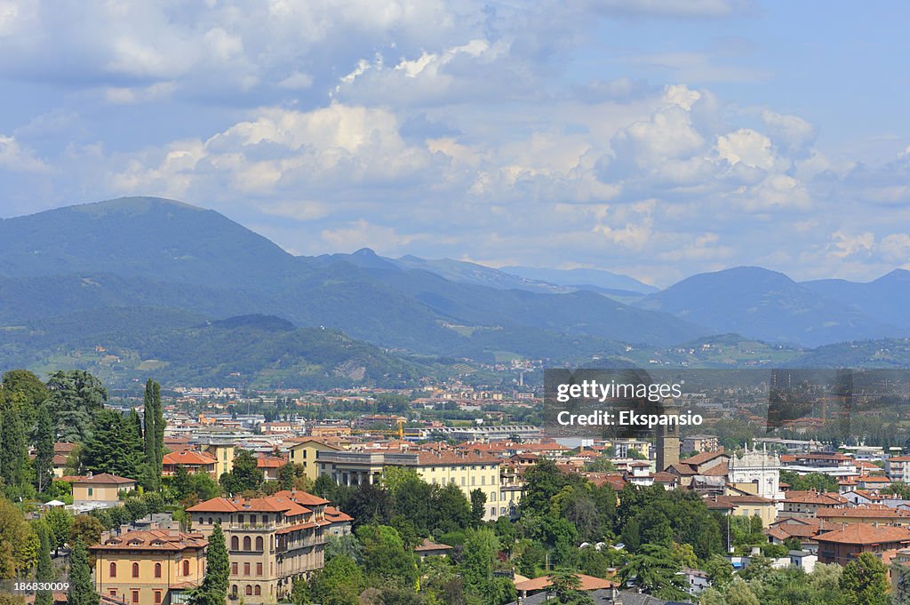 View of Bergamo Bassa in Italy