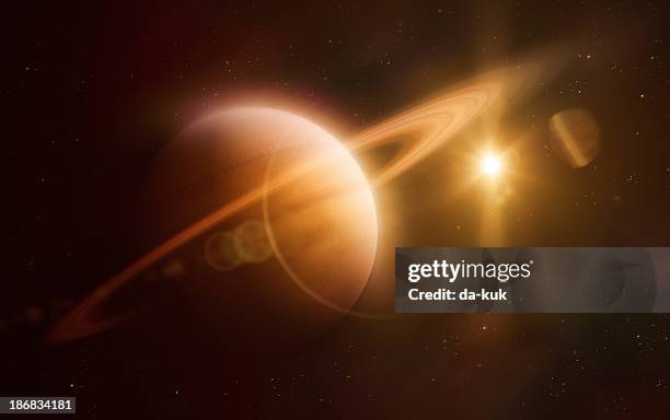 suturn - jupiter planet stock pictures, royalty-free photos & images