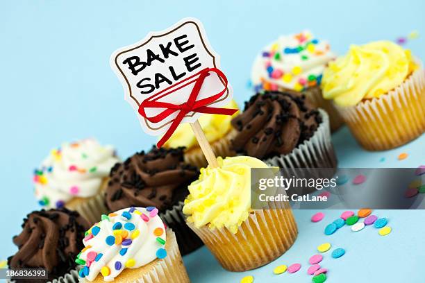 bake sale - bake sale stock pictures, royalty-free photos & images