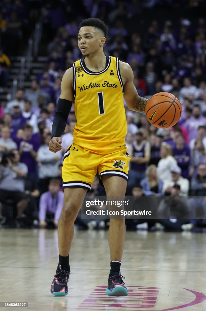 Xavier Bell Wichita State Shockers guard Xavier Bell with the ball in the second ...