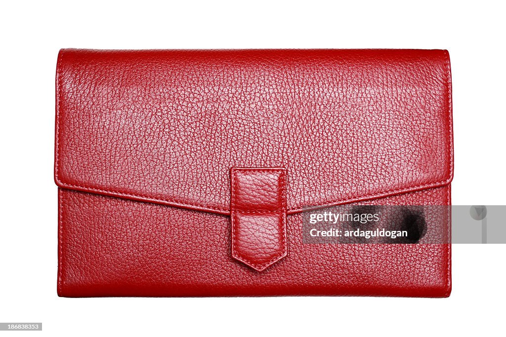 Red Leather Purse