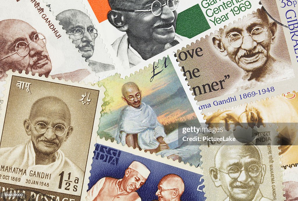 Gandhi Timbre-poste collection