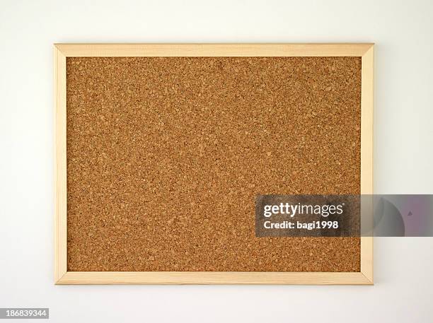 kork-board - anschlagbrett stock-fotos und bilder