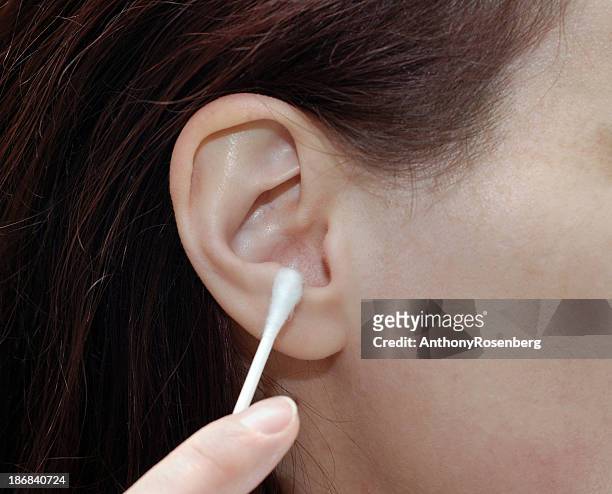 cotton swab - ear wax stock pictures, royalty-free photos & images
