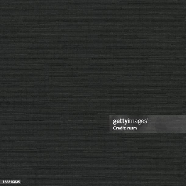 seamless black canvas-textured paper background - kanvas bildbanksfoton och bilder