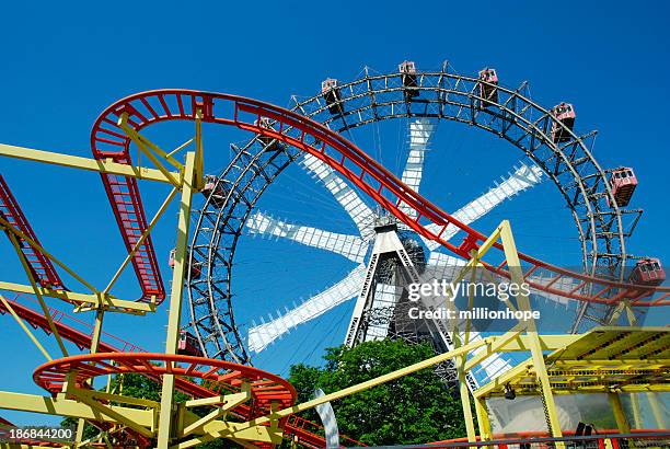 ferrie rad im prater - prater wien stock-fotos und bilder