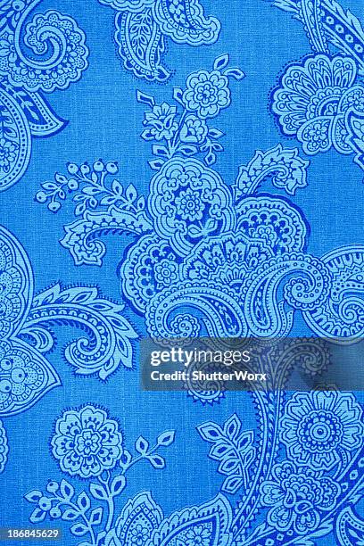 vintage paisley retro wallpaper - paisley stock pictures, royalty-free photos & images