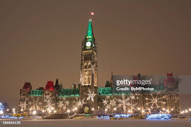 kanadische parlament - ottawa stock-fotos und bilder