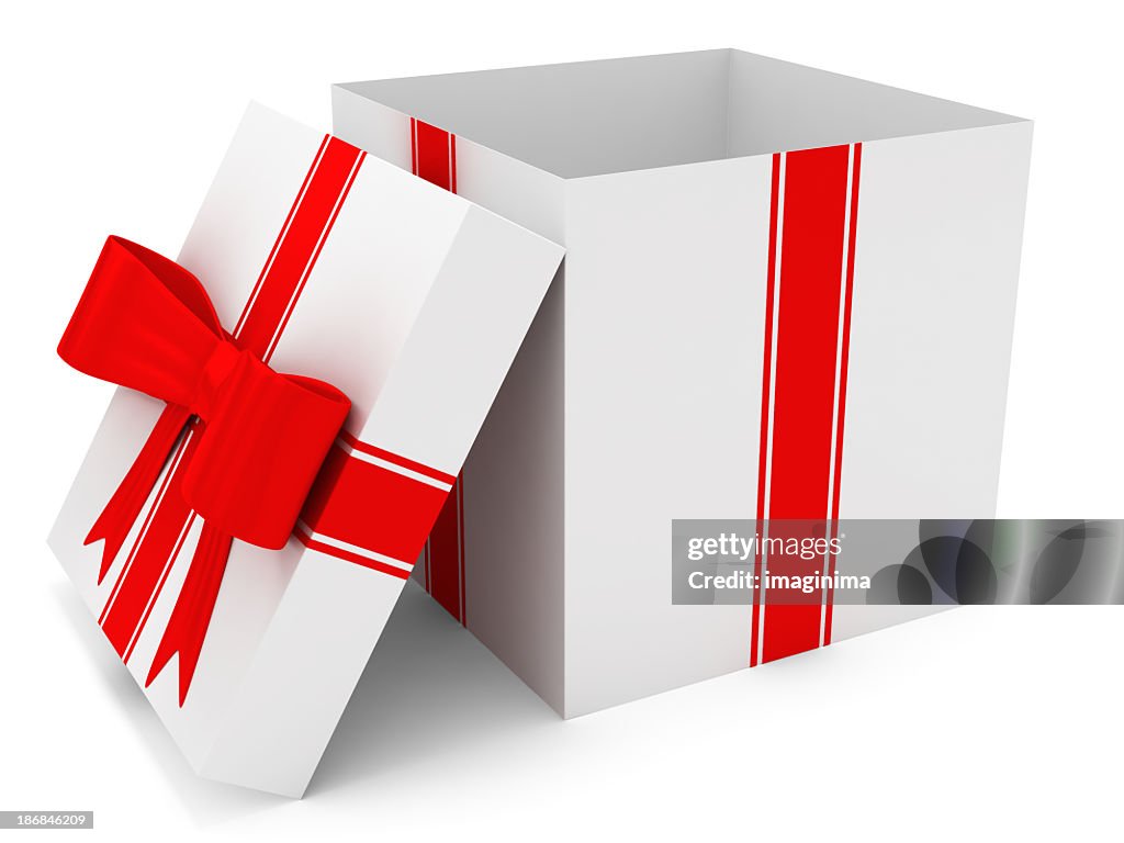Offene Geschenk-Box