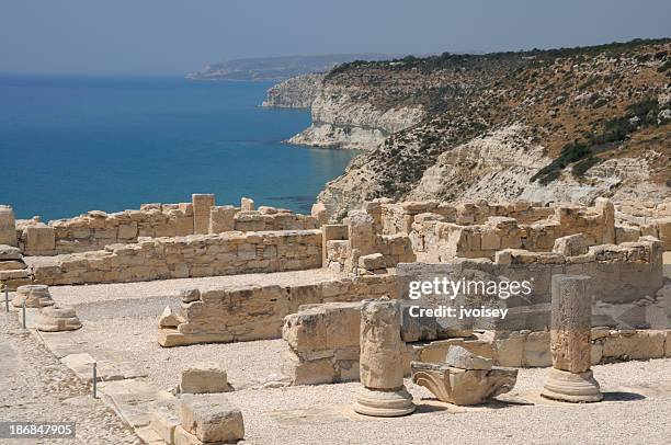 ancient curium, cyprus - limassol stock pictures, royalty-free photos & images