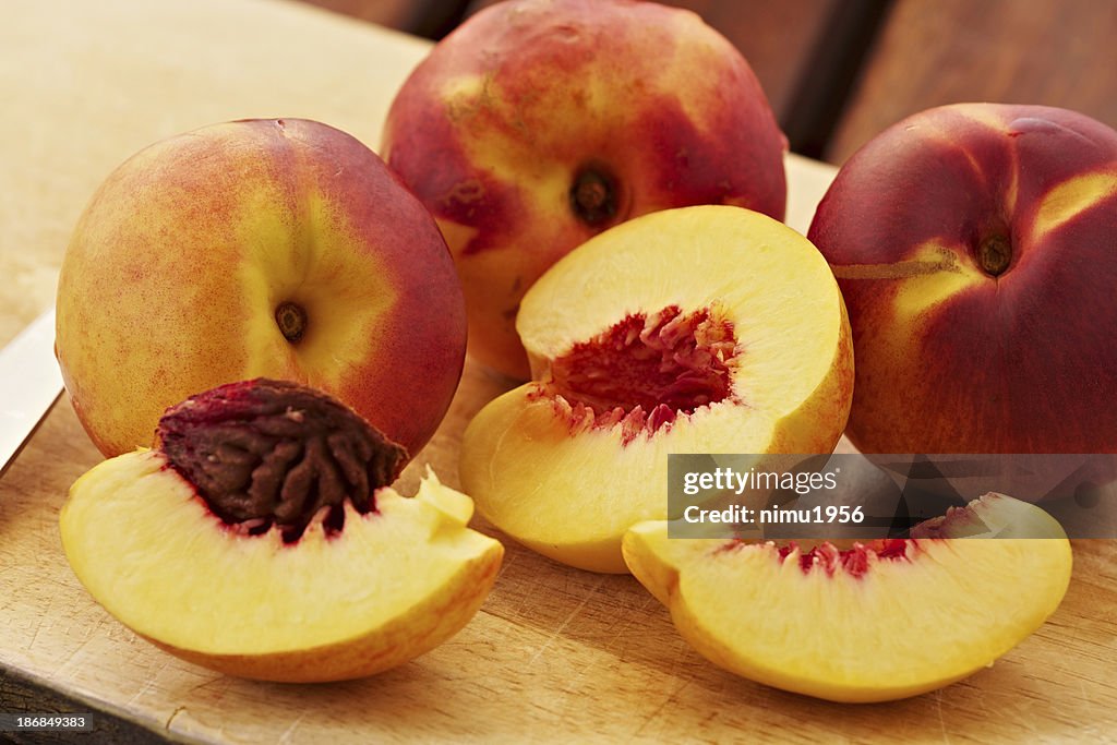 Ripe peaches