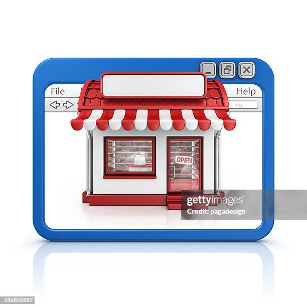 store in browser - 3d store stock pictures, royalty-free photos & images