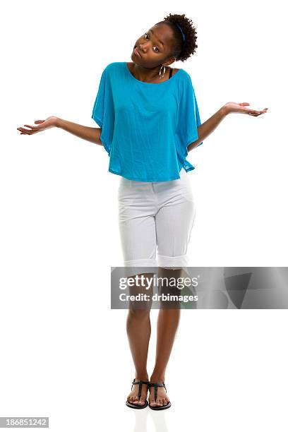 female portrait - arms outstretched isolated stock pictures, royalty-free photos & images