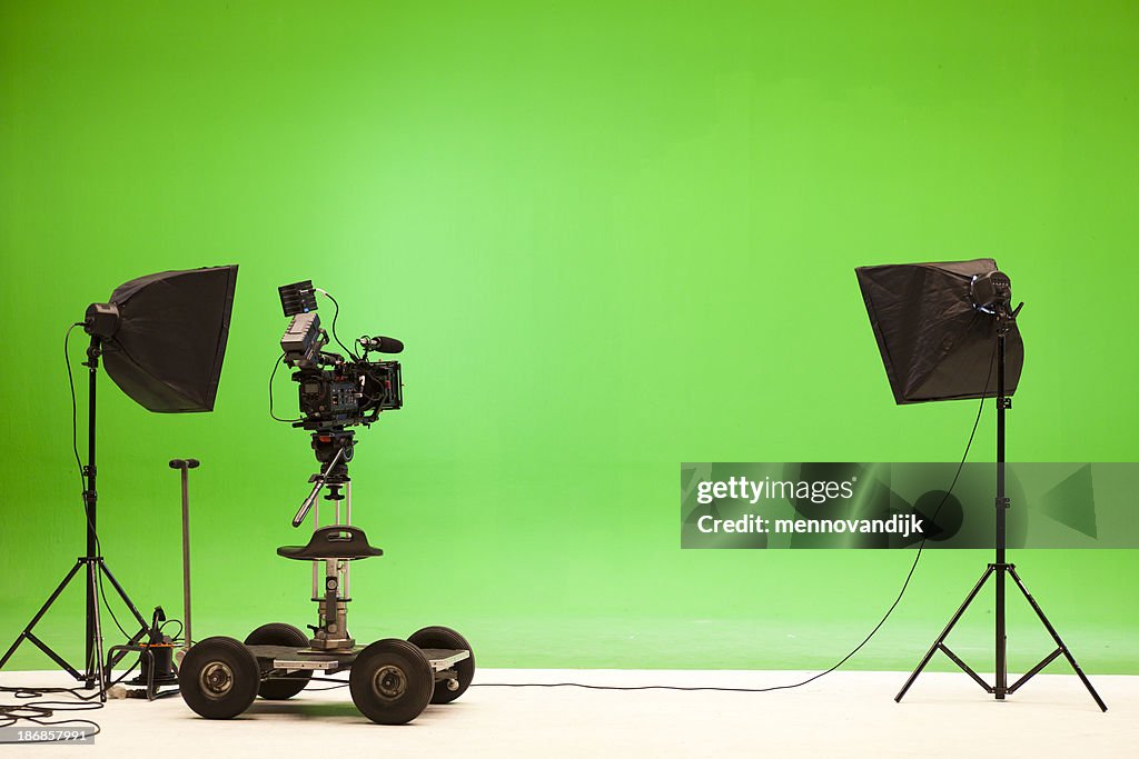 Greenscreen studio-Bestuhlung