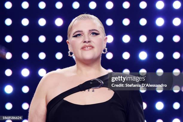 Big Mama attends Sanremo Giovani 2023 at Casinò di Sanremo on December 19, 2023 in Sanremo, Italy.