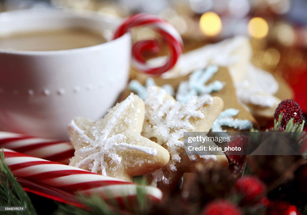 Christmas- cookies and hot chocolate