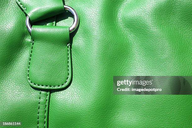 leather bag detail - leather industry stock pictures, royalty-free photos & images