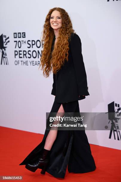 Jess Glynne attends the BBC Sports Personality Of The Year 2023 at Dock10 Studios on December 19, 2023 in Manchester, England.