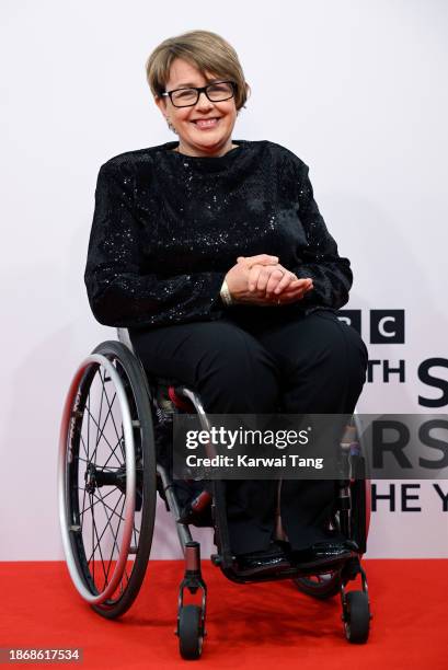 Tanni Grey-Thompson attends the BBC Sports Personality Of The Year 2023 at Dock10 Studios on December 19, 2023 in Manchester, England.