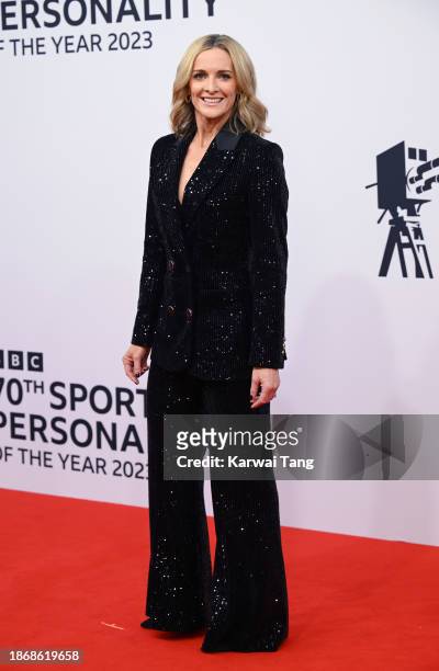 Gabby Loganattends the BBC Sports Personality Of The Year 2023 at Dock10 Studios on December 19, 2023 in Manchester, England.