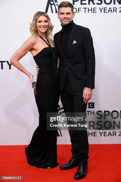 Daniella Lloyd and James Anderson attend the BBC Sports Personality Of The Year 2023 at Dock10 Studios on December 19, 2023 in Manchester, England.