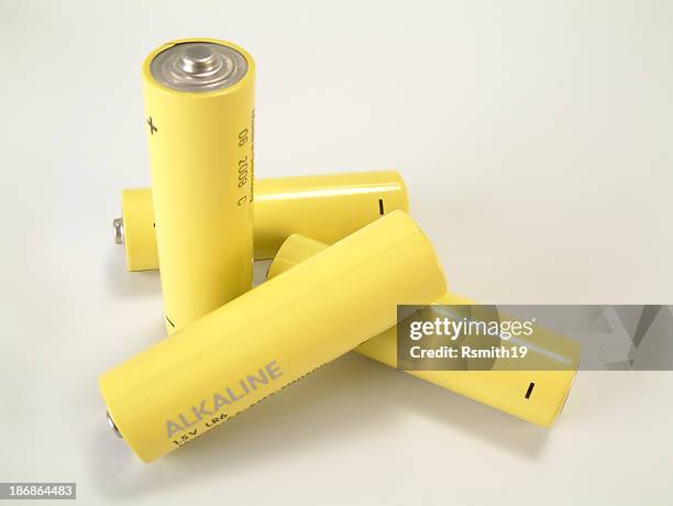 batteries, aa 1 - alkaline stock pictures, royalty-free photos & images