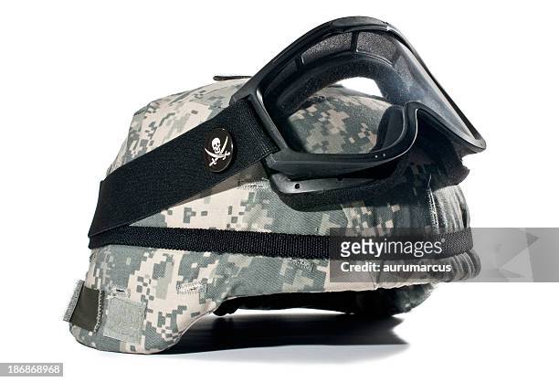 army helmet - soldatenhelm stockfoto's en -beelden