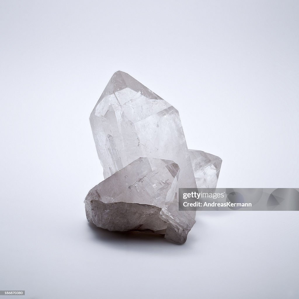 Quarzo minerale, cristallo di rocca