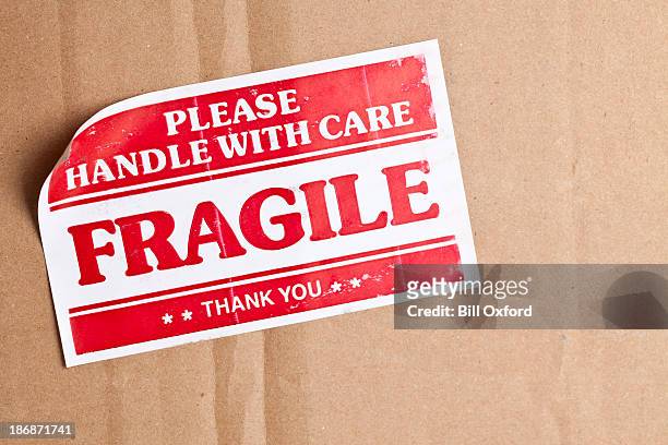 fragile label - fragility stock pictures, royalty-free photos & images