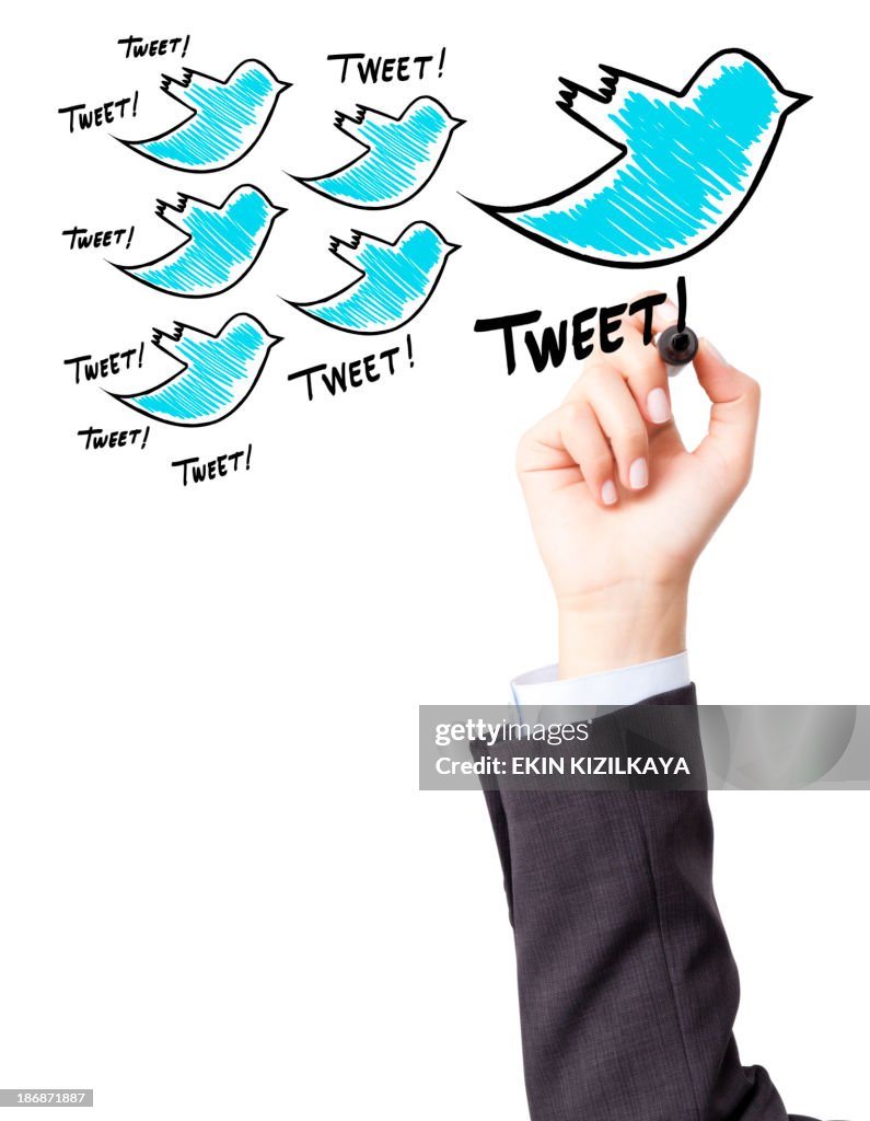 Concept of social media sharing
