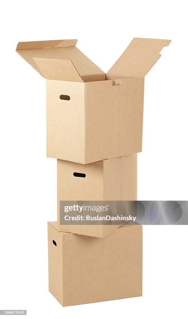 Box Stack Moving Stack Of Moving Box High-Res Stock Photo - Getty Images