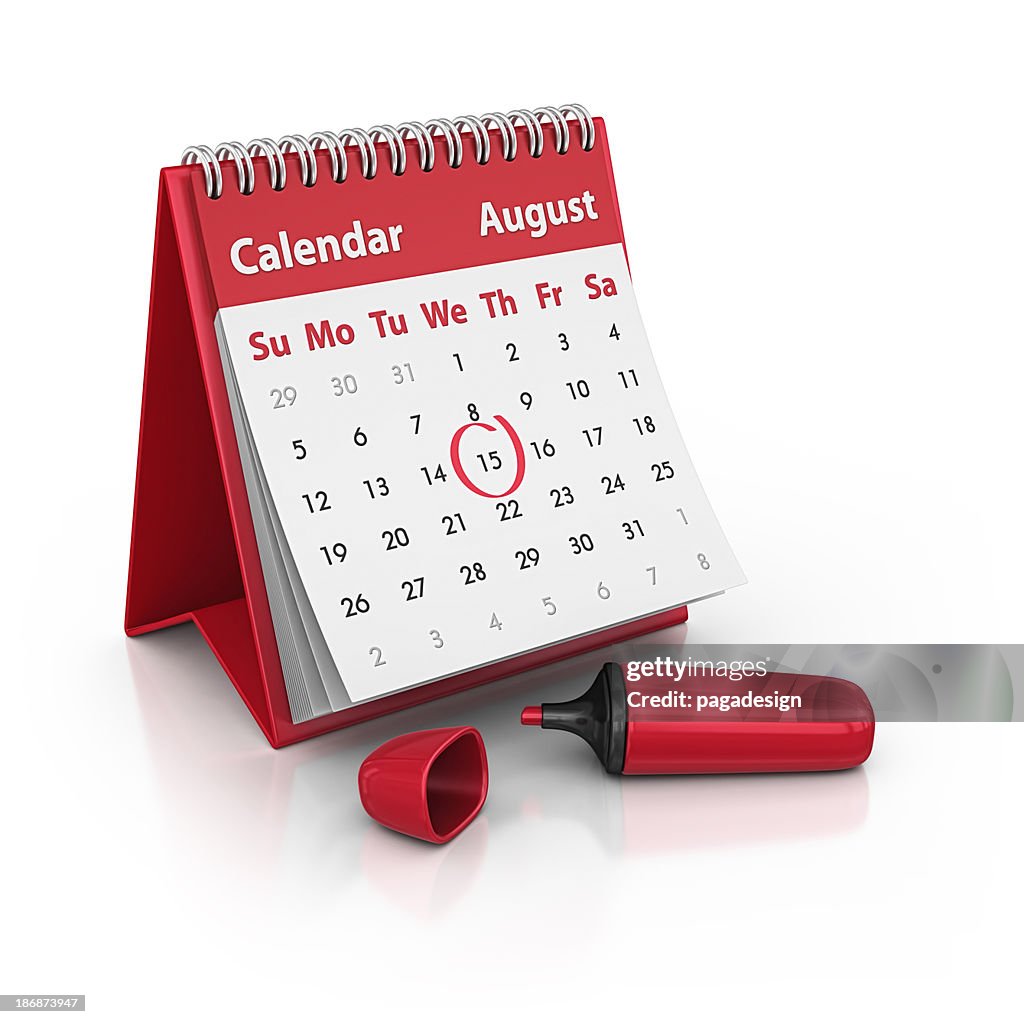 Date in calendar
