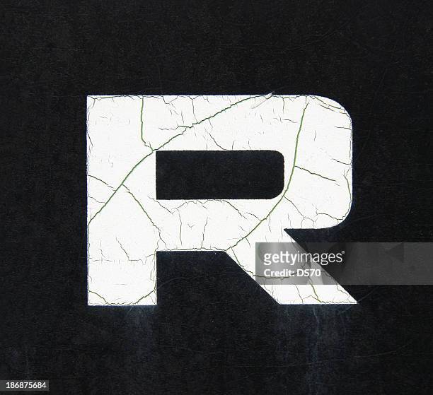 buchstabe r - letter r stock-fotos und bilder