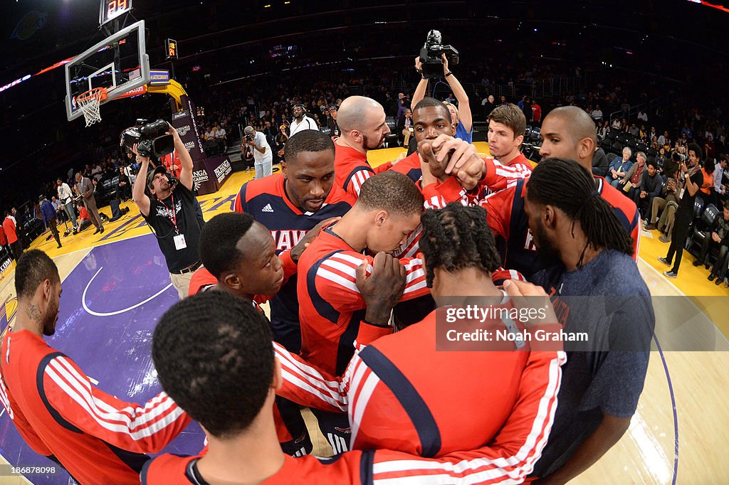 Atlanta Hawks v Los Angeles Lakers