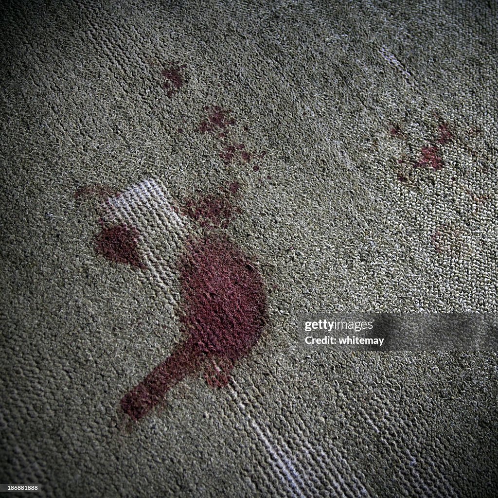 Blood on the carpet