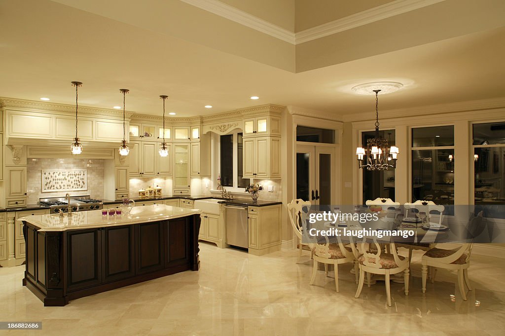 Casa Mansão de luxo cozinha Sala de Jantar