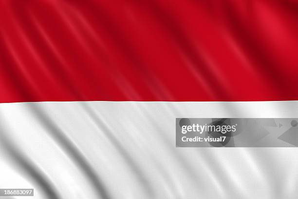 indonesia, monaco, hesse flag - indonesia flag stock pictures, royalty-free photos & images