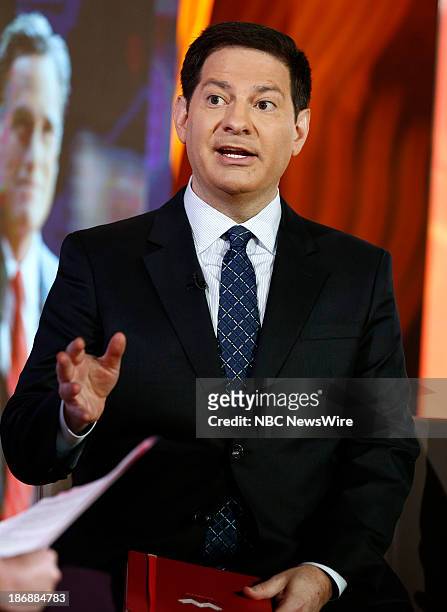 Political journalist Mark Halperin appears on NBC News' "Today" show on November 4, 2013 --