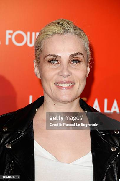 Emmanuelle Seigner attends 'La Venus A La Fourrure - Venus In Fur' Premiere at Cinema Gaumont Marignan on November 4, 2013 in Paris, France.