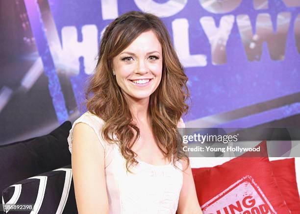 Rachel Boston visits the Young Hollywood Studio on October 31, 2013 in Los Angeles, California.