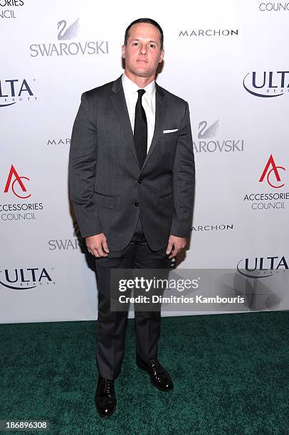 Player Brent Celek attends the 17th Annual Accessories Council ACE Awards At Cipriani 42nd Street on November 4, 2013 in New York City.