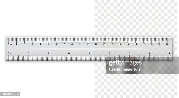 bildbanksillustrationer, clip art samt tecknat material och ikoner med plastic ruler - linjal