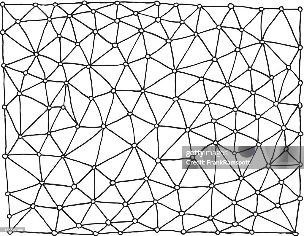 Vector Pattern Network Network Pattern Drawing High-Res Vector Graphic - Getty Images