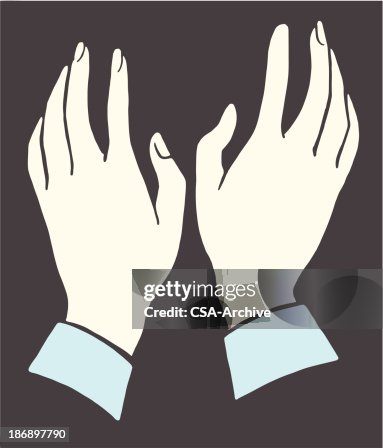Double Hand Vector Two Hands High-Res Vector Graphic - Getty Images