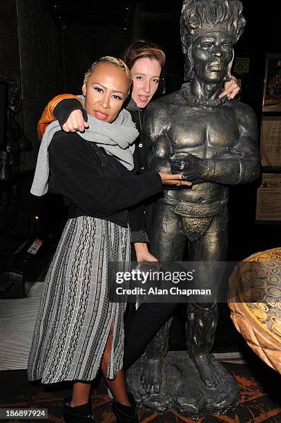 Emeli Sande sighting at Shaka Zulu Camden on November 4, 2013 in London, England.