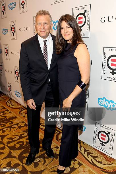 Host Paul Reiser and Paula Ravets attend Equality Now presents "Make Equality Reality" at Montage Hotel on November 4, 2013 in Los Angeles,...