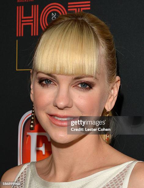 Actress Anna Faris attends the TV Guide Magazine's Hot List Party at Emerson Theatre on November 4, 2013 in Hollywood, California.