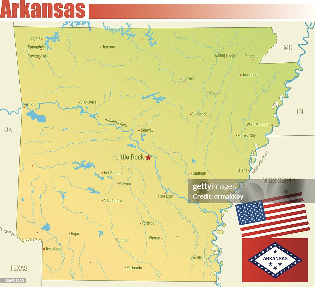 Arkansas Map