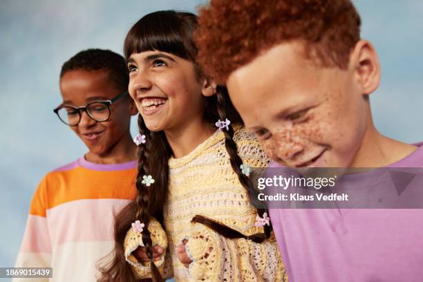 happy multiracial friends enjoying together - iranian people stock pictures, royalty-free photos & images
